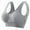 Gray, variant on Full Coverage Tshirt Bra Sports Bras for Women 3 Pack Plus Size T Shirt with Built in Bra Cotton Sports Bras for Women Ladies Sports Bras Sale