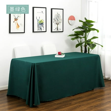 

dosili Colourful Wedding Table Cover Table Cloth Square Rectangle Polyester Table Linen Hotel Banquet Tables Decoration Wholesale