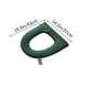 thumbnail image 3 of Adhesivo para la tapa de la tapa del asiento del váter de invierno | Anillo de asiento de inodoro de felpa suave de forro polar | Encaja en inodoros pequeños | Antideslizante, lavable, reutilizable, 3 of 6