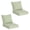 Light Green, variant on Goodgoods 22" x 24" Indoor & Outdoor Deep Seat Chair Cushions Set of 2, Water & Fade Resistant, Indigo