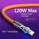 thumbnail image 1 of Cable de datos giratorio de 180° Cable de carga súper rápida de 120 W adecuado para Huawei Honor VIVOP Apple, 1 of 5