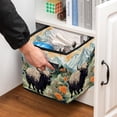 thumbnail image 5 of Yak Foldable Clothes Storage Organizer Bins with Handle, 10.8"x10.5"x10.6", Large Capacity, 5 of 6