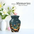 thumbnail image 4 of Bee Little Memorial Urns For Adult Male - Mini Urn For Ashes For Women - Blue Cremation Urn For Brother & Sister - Small Keepsake Urns For Father And Mother - 3 Inch, 4 of 7