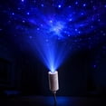 thumbnail image 6 of 2-in-1 Galaxy Projector Night Light, USB Portable Projector, Mini LED Projection Lamp with Adjustable Brightness for Bedroom Ceiling Wall Room Decor(White), 6 of 7