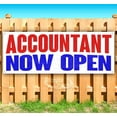 thumbnail image 1 of Accountant Now Open 13 oz Vinyl Banner With Metal Grommets, 1 of 4