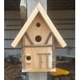 thumbnail image 5 of Forest Lodge Bird House, 16", Nesting Box, Bird Houses by Mark, Made in USA, 5 of 6