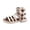Beige, variant on Gyujnb Girls Gladiator Sandals Floral Decor Back Zipper Non- Flat Sandals for Summer,1.5