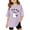 Purple, variant on Kid Girls First Day of School Shirt Cartoon Da Zhan Hong Tu Graphic School First/Second/Third Grade Tshirt Back to School Tees Tops 3-14Y