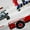 Red Black White, variant on Castle Fairy Cartoon Plane Black Out Curtains,Stars Print Curtains Pack of 2 (42x63 Each),Transportation Theme Bedroom Curtains,Breathable Airplane Home Decor