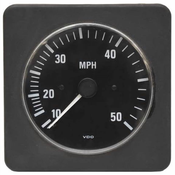 VDO Boat Speedometer Gauge 1 115 800 055A | 3 3/4 Inch Black