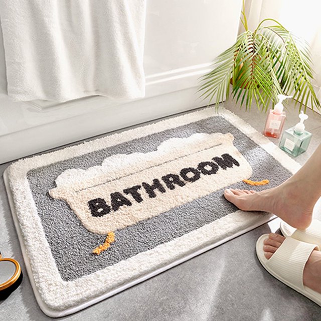 Tapis de Toilette Antidérapant Domestique pour Entrée Intérieure Extérieure