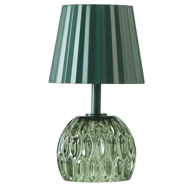 Beautiful Portable Rechargeable Thyme Green Table Lamp by Drew Barrymore, 7.9" H