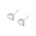 thumbnail image 4 of Arete para Mujer con Cristal Swarovski en Forma de Corazon Mini – Bañado en Rodio– Arete Elegante y Brillante, Aretes de Mujer de Moda– Joyería para Mujer de Moda– Regalo especial Ortiz Espinosa Temporada, 4 of 8