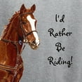 thumbnail image 3 of CafePress - Id Rather Be Riding! Horse Hooded Sweatshirt - Pullover Hoodie, Hooded Sweatshirt, 3 of 4