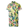 thumbnail image 5 of Biekopu Men's Hawaii Shirt Suits, Fashion Printed Button Down Short Sleeve Shirt + Beach Shorts Set, 5 of 9