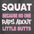 thumbnail image 5 of Wild Bobby Squat Because No One Raps About Little Butts Gym/Workout Unisex Crewneck Graphic Sweatshirt, Heather Black, Large, 5 of 5
