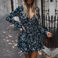 thumbnail image 1 of Vestido de Fiesta de Flores Baoblaze Cruzado Estampado Floral Bohemio S, 1 of 8