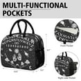 thumbnail image 6 of Lunch Bag Lunch Box for Women Reusable Insulated Lunch Bags,Water-Resistant Gothic Cooler Lunch Tote Bag, Large Capacity for Work Travel Picnic, 6 of 6