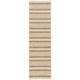 thumbnail image 2 of Safavieh Courtyard Caroline Striped Indoor/Outdoor Runner Rug, Brown/Bone, 2'3" x 10', 2 of 11