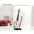 thumbnail image 2 of Shxx Simulation Violin Alarm Clock, Creative Instrument Style Desktop Clock, Living Room Decoration Desk Clock White Xqsz961, 2 of 4