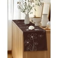 thumbnail image 5 of Table Runner 72 Inches Long for Kitchen Dining, Brown Dresser Scarf Farmhouse, Dining Table Decorations for Wedding/Parties, Spring Flora 18 x 72 In, 5 of 8