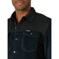 thumbnail image 3 of Wrangler Men's Outdoor Overlay Fleece Shirt, 3 of 3