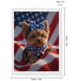 thumbnail image 2 of Diamond Art Kit for Adults, Patriotic Puppy With Bow And Scarf Diamond Painting for Adults Beginners, 5D DIY Diamond Art Painting Kits, Colorful Diamond Painting Craft for Home Decor 12x16, 2 of 7