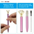thumbnail image 4 of Uxcell Black Ink Ballpoint Pen, 12 Pack Twist Metal Pen 1.0mm Medium Point for Note Taking Journaling, Purple, 4 of 7