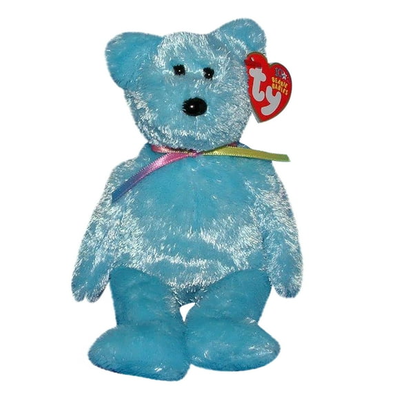 Ty Beanie Baby: Sherbet the Bear - Blue | Stuffed Animal | MWMT