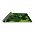 thumbnail image 2 of Ahgly Company Indoor Rectangle Oriental Green Modern Area Rugs, 7' x 10', 2 of 4