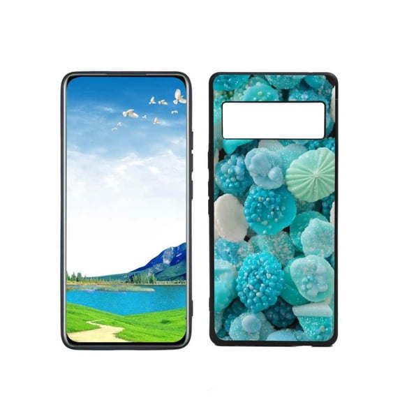 Compatible with Google Pixel 6 Pro(2021) Phone Case, Candy-77 Case Silicone Protective for Teen Girl Boy Case for Google Pixel 6 Pro(2021)