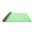 thumbnail image 2 of Ahgly Company Indoor Square Solid Emerald Green Modern Area Rugs, 4' Square, 2 of 4