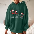 thumbnail image 4 of kayannuo Fall Clothes For Women Fashion Women's Printing Long Sleeve Pocket Casual Pullover Shirt Blouse Green, 4 of 6