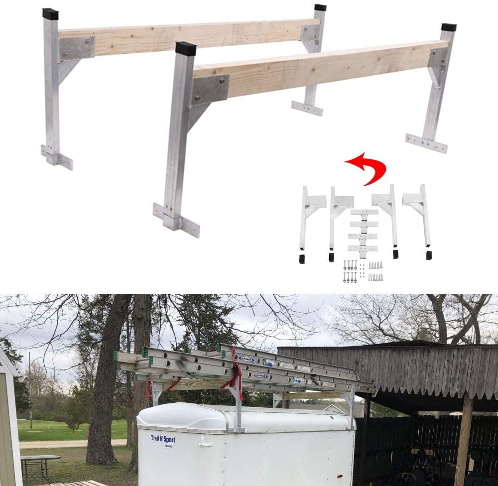 enclosed trailer ladder roof mount