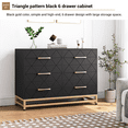 thumbnail image 4 of 6-Drawer Dresser for Bedroom & Closet Tall Chest with Soft-Close Glides, Anti-Tip Kit | 28.7" H Space Saving Storage Organizer​, 4 of 7