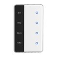thumbnail image 1 of Interruptor de Nombre DIY TUYA Zigbee, Interruptor de Pantalla Táctil Inteligente de 4 Bandas, Tipo EE. UU., Funciona con Tuya, , Home, Control de Voz, 1 of 9