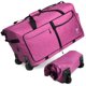 thumbnail image 1 of Bolsa de viaje Bago Rolling con ruedas, impermeable, 100 litros, color morado nieve, 1 of 9
