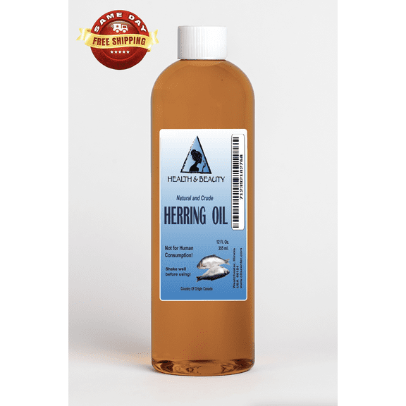 Herring oil crude natural fishing scent attractant by h&b oils center 12 oz