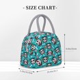 thumbnail image 2 of Easygdp Skull Cat Bolsa de Almuerzo Insulada Grande, Forro de Aluminio, Diseño Espacioso, a Prueba de Fugas, Ideal para Trabajo, Picnics, Viajes y Actividades al Aire Libre, 2 of 6