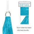 thumbnail image 2 of Lehood 185 GSM HDPE Triangle Turquoise Sun Shade Sail - 95% UV Block, Breathable & Water-Permeable with 3 Ropes | Custom Sizes, Multi-Color for Garden, Patio, Pool Cover, 2 of 7