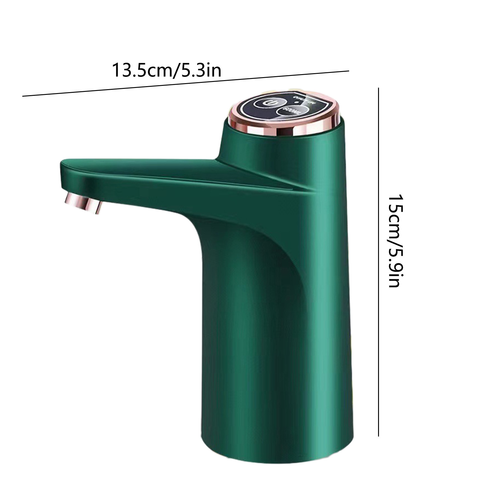 Bomba de botella de agua eléctrica portátil Dispensador de botella de agua de escritorio para botellas universales de 5 galones Dispensador de agua USB para oficina en casa al aire libre con tubería
