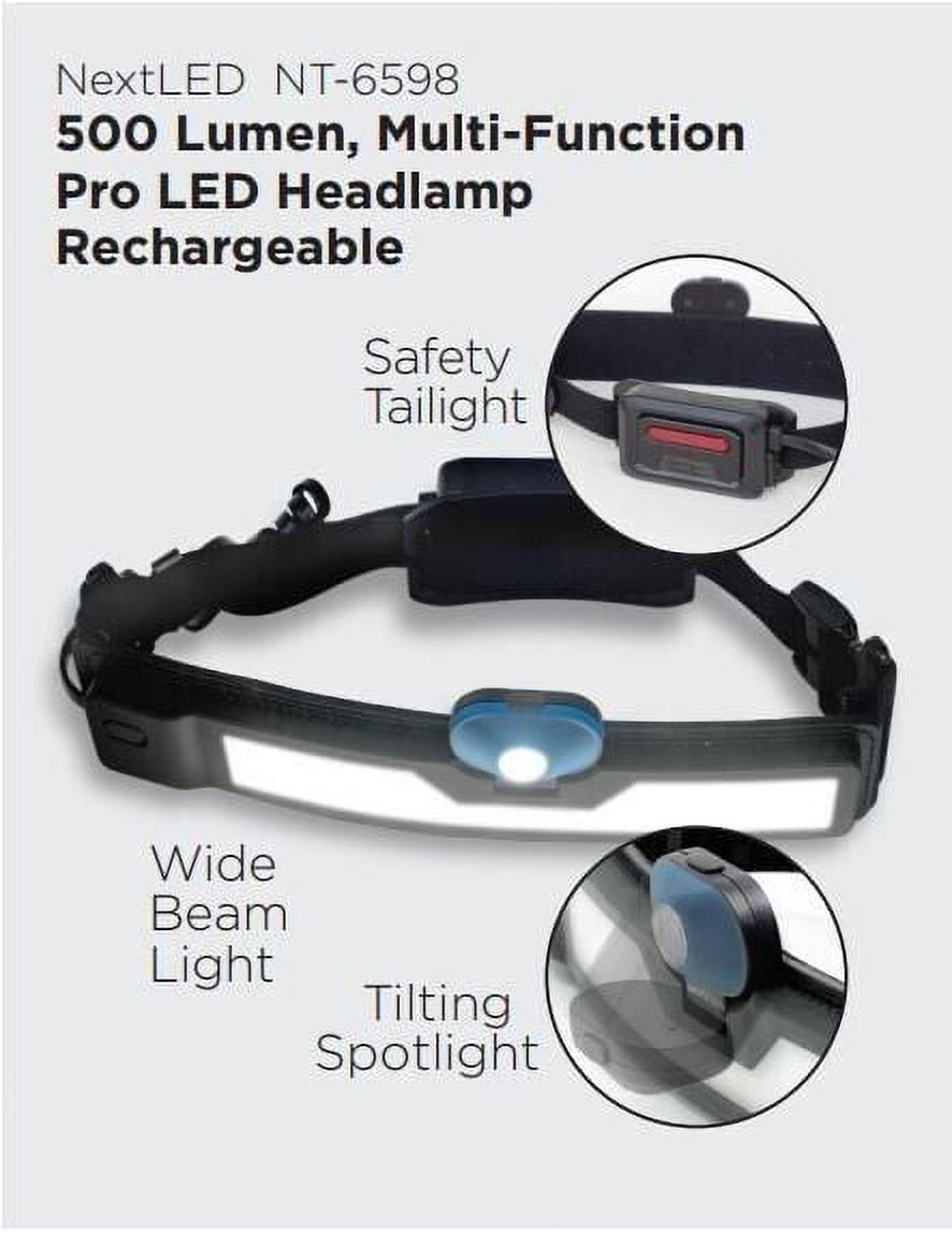 NextLED NT-6598 Multi-Function Spot/Wide Beam Headlamp