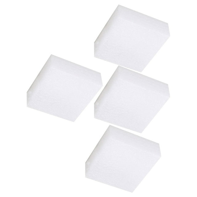 OULII 4Pcs White Felting Needle Foams Mats Thickened Wool Felt Workbench for Needle Punching