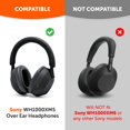 thumbnail image 2 of Almohadillas Wicked Cushions para auriculares Sony XM5, color negro, 2 of 8