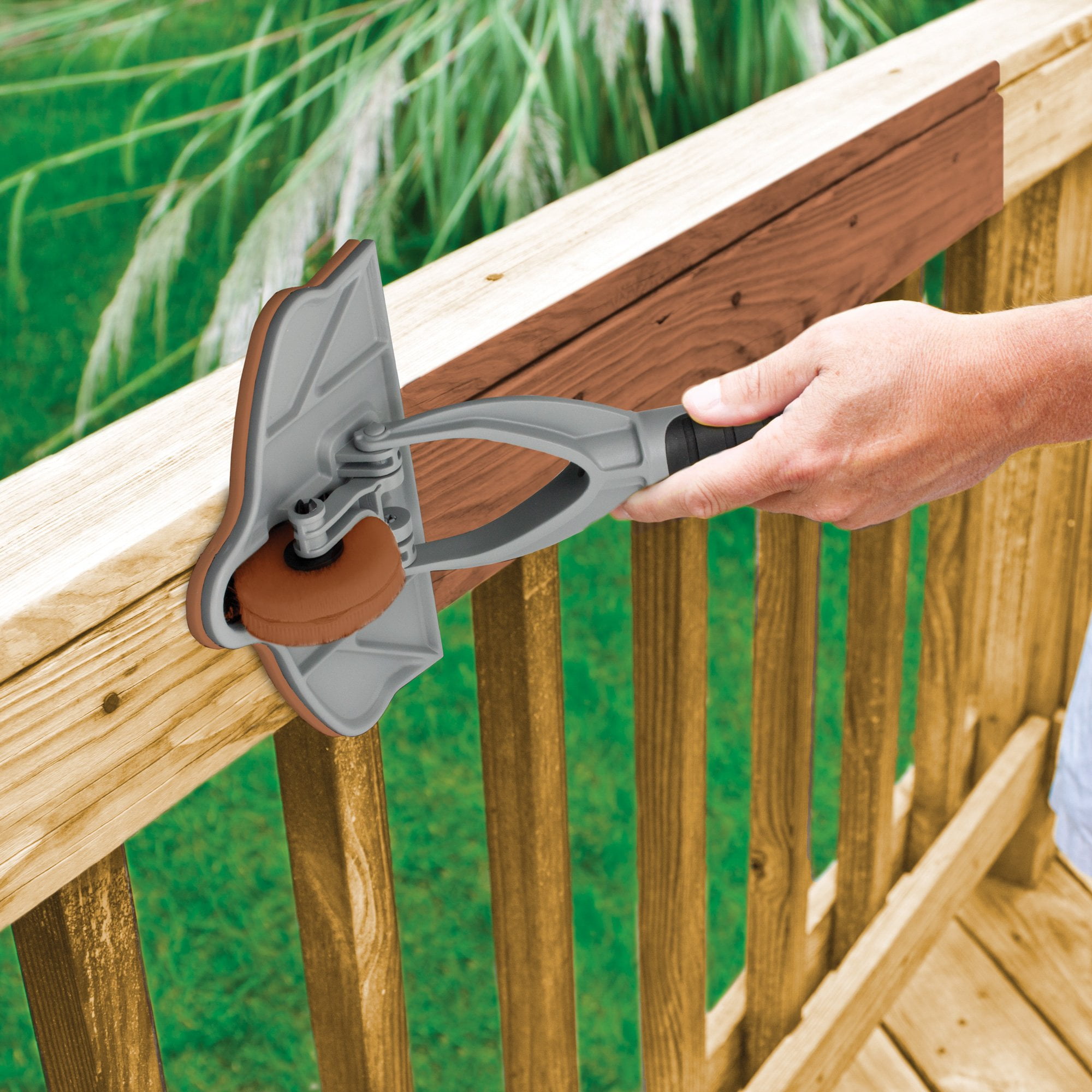 12" Replacement Pad For Deck Stain Applicator - Wide Gap Tool For Fence & Boards