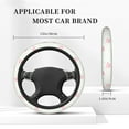 thumbnail image 5 of Balery Steering Wheel Covers Cute Pigs Elastic Skidproof Steering Wheel Protective Cover Case Fit Universal Auto Accessories Decor, 5 of 8
