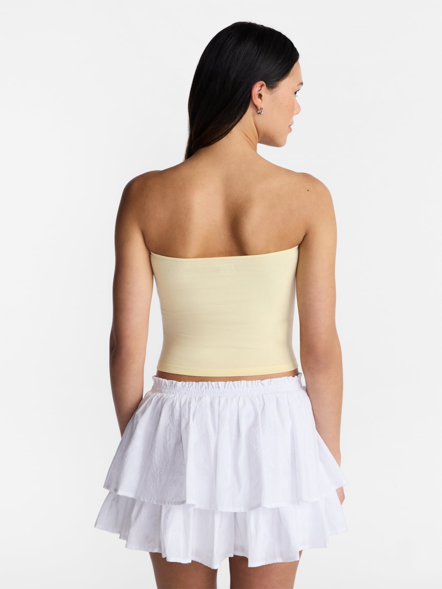 No Boundaries Ruched Tube Top, Women’s XXS-XXL