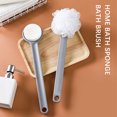 thumbnail image 2 of Seitruly Paquete de 4 cepillos de baño para el cuerpo, mano trasera, mango largo, cepillos de ducha, baño portátil, juego de herramientas de limpieza Cuerpo del baño De un solo lado Seitruly CE013828-01, 2 of 6