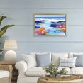 thumbnail image 3 of Stupell Industries Coastal Coastal Pools Overlay Abstraction Gold Floating Frame Canvas Art, 31 x 21, by Chromatic Storm Studio, 3 of 8