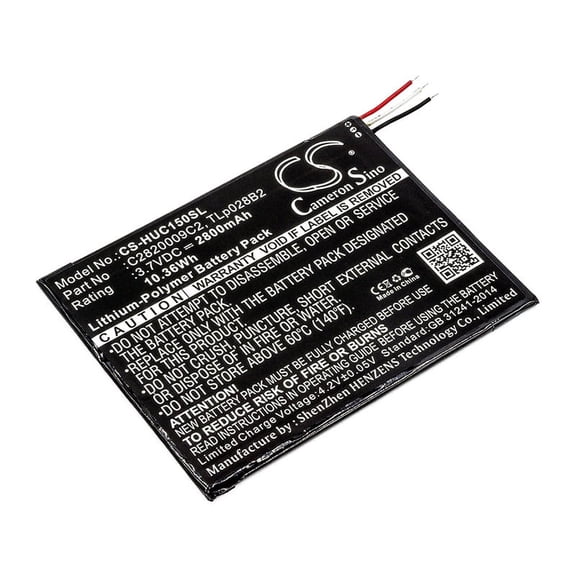 2800mAh KURIO TLp028BD TLp028BC C2820009C2 TLp028B2 Battery for C15150M Tab 2 C15100M Xtreme 2